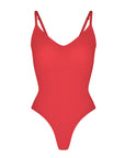 Stefanie - Naadloze Bodysuit String Met Spaghetti Schouderbandjes - Bella Fit™