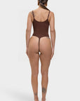 Stefanie Zipper - Naadloos Plunge Bodysuit – Borstondersteuning en Interne Clips - Bella Fit™