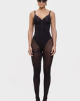 Stefanie Zipper - Naadloos Plunge Bodysuit – Borstondersteuning en Interne Clips - Bella Fit™