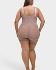 Felicia Short Powernet® - Ademende Latex Body met Open Borst, Buikcontrole en Stevige Compressie Shapewear. - Bella Fit™