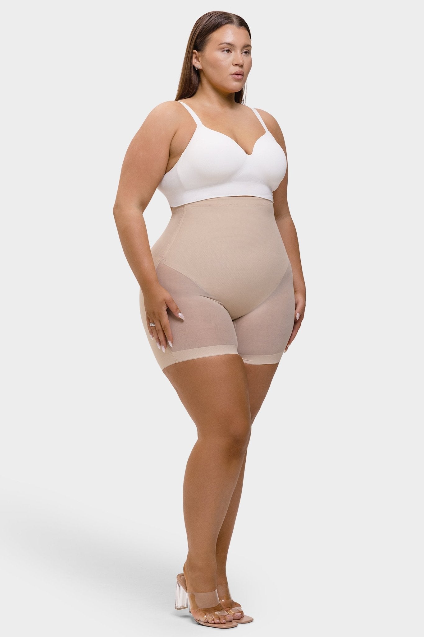Madison - Buikcorrigerende Shapewear Lage Rug Mesh Bil Lifting Effect - Bella Fit™