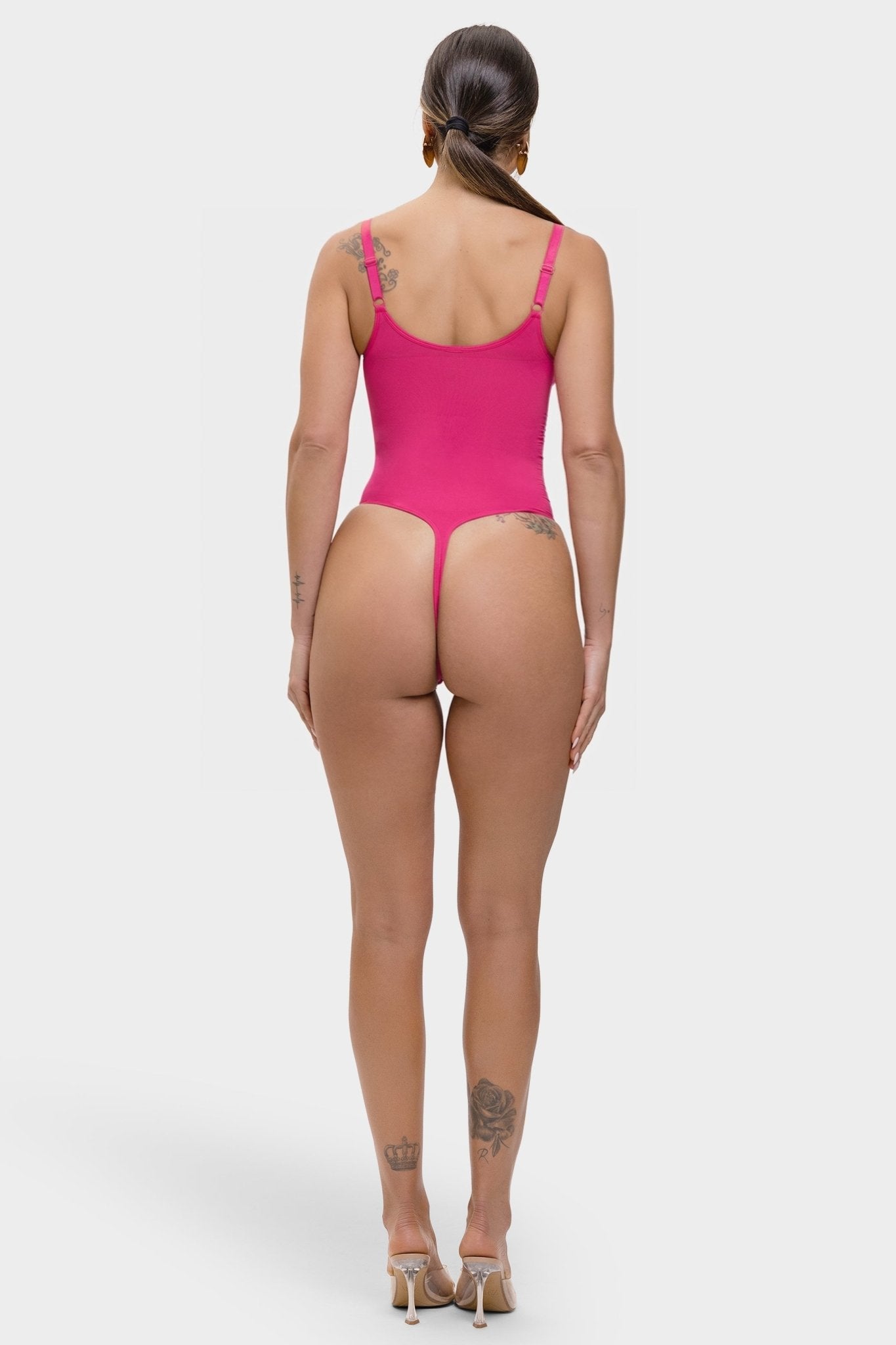 Stefanie Zipper - Naadloos Plunge Bodysuit – Borstondersteuning en Interne Clips - Bella Fit™