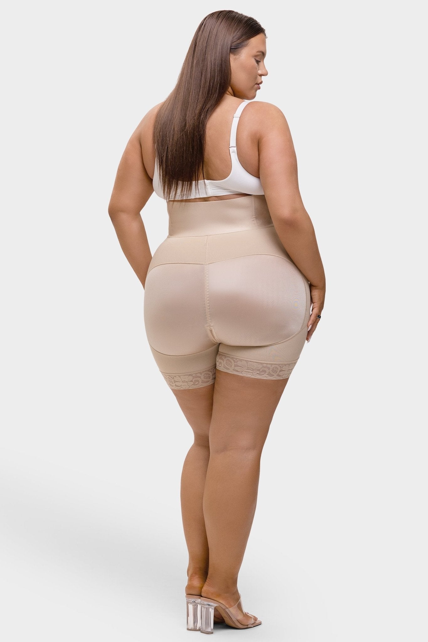 Valentina 2.0 - Hoog Getailleerd Body Shaper 3 Rijen Haakjes En Baleinen - Bella Fit™