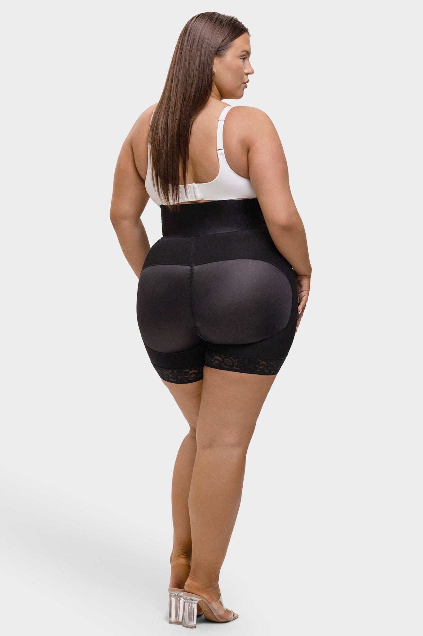 Valentina 2.0 - Hoog Getailleerd Body Shaper 3 Rijen Haakjes En Baleinen - Bella Fit™