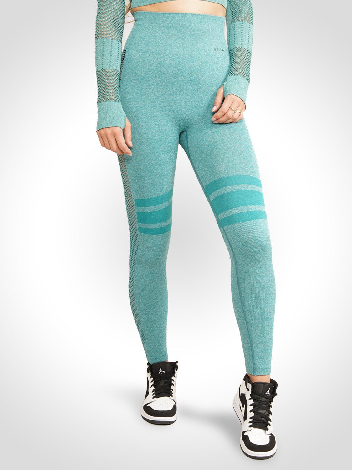 Andrea - Seamless Sport Legging Met Hoge Taille - Bella Fit™