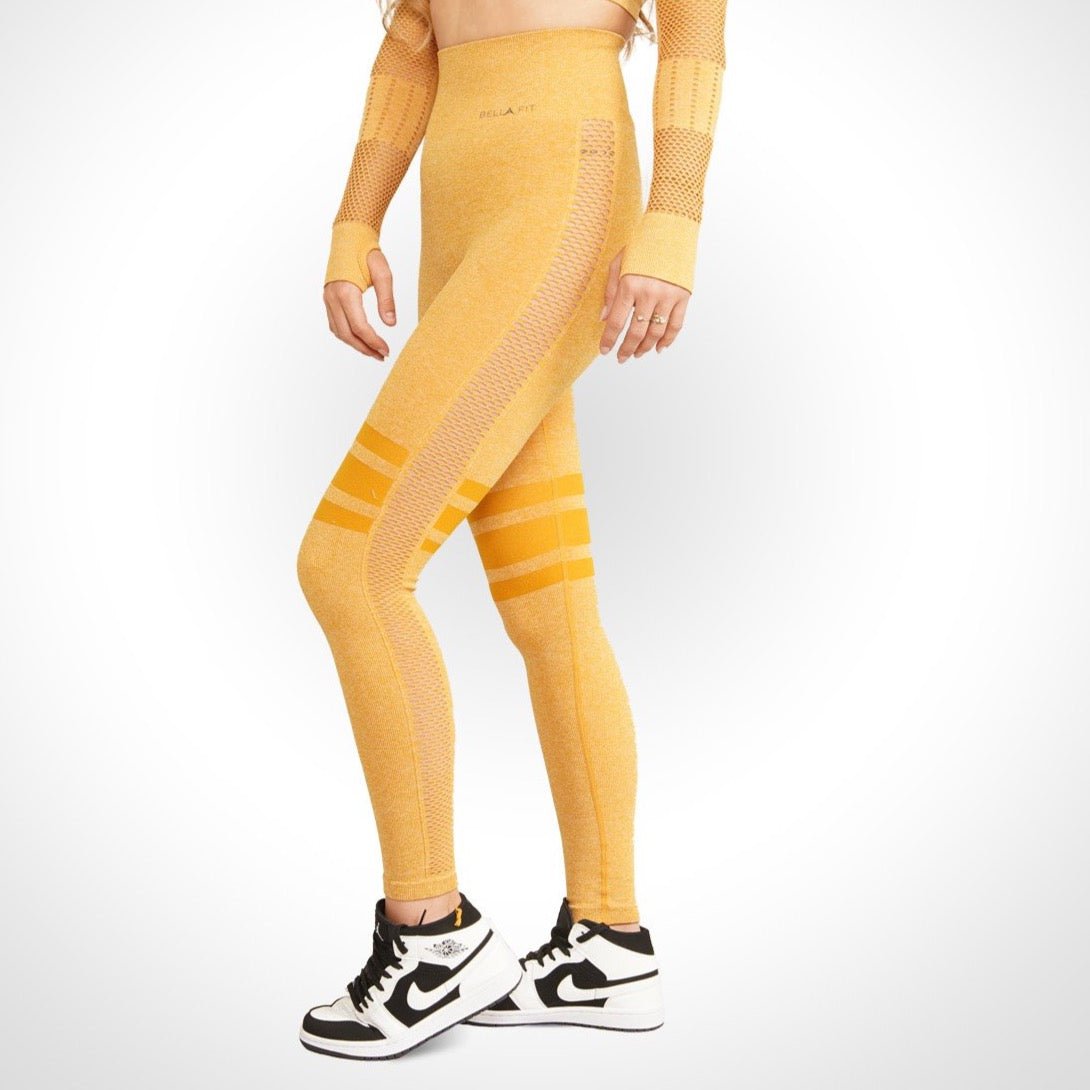 Andrea - Seamless Sport Legging Met Hoge Taille - Bella Fit™