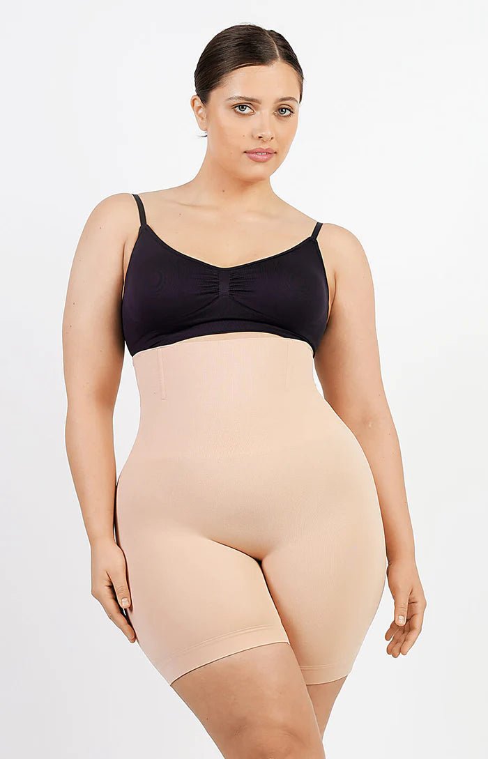 Leonie - Hoog Getailleerde Shaping Shorts - Bella Fit™